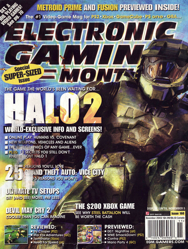 Electronic Gaming Monthly Issue 160 (November 2002) cover
